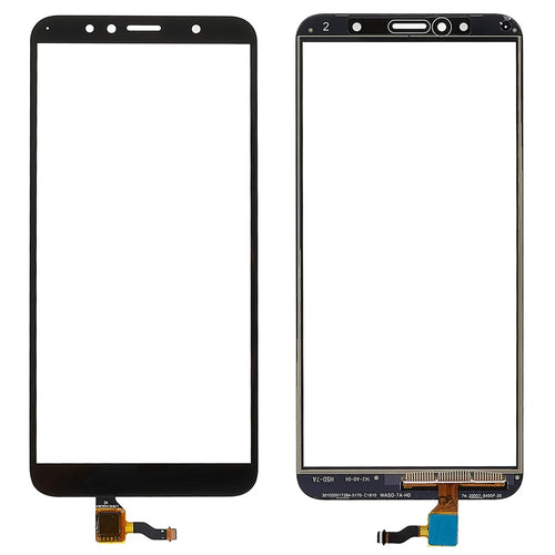 For Honor 7A (with Fingerprint Sensor)/Huawei Y6 (2018) Digitizer Touch Screen Glass Replacement Part (without Logo) - Black - 1
