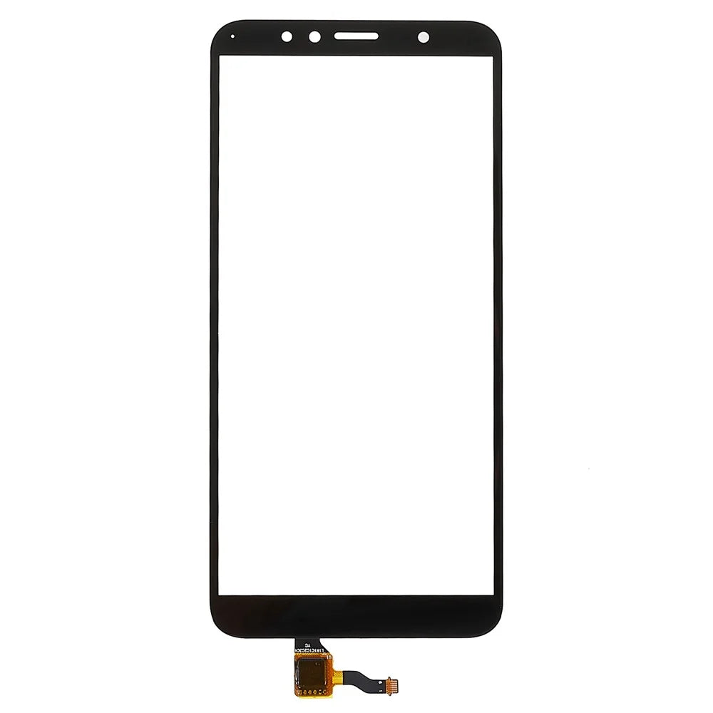 For Honor 7A (with Fingerprint Sensor)/Huawei Y6 (2018) Digitizer Touch Screen Glass Replacement Part (without Logo) - Black - 2