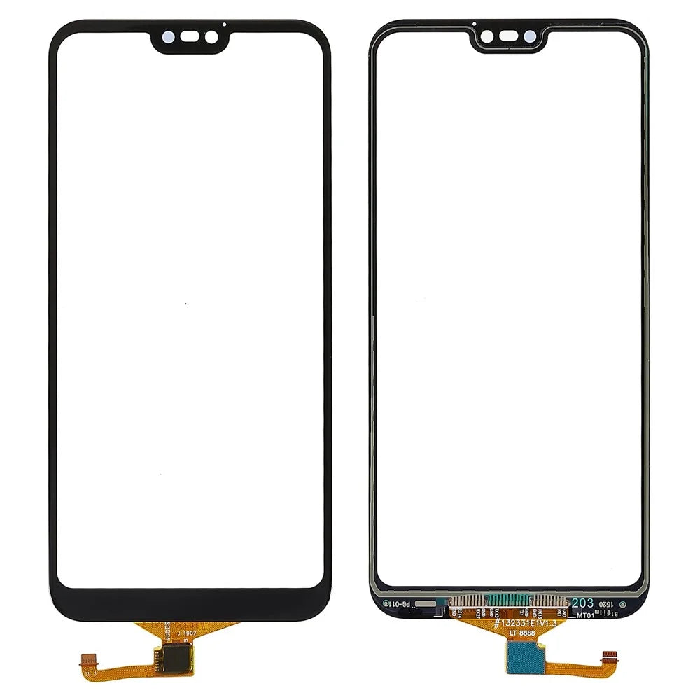 For Huawei P20 Lite (2018)/Nova 3e (China) Digitizer Touch Screen Glass Replacement Part (without Logo) - Black - 1