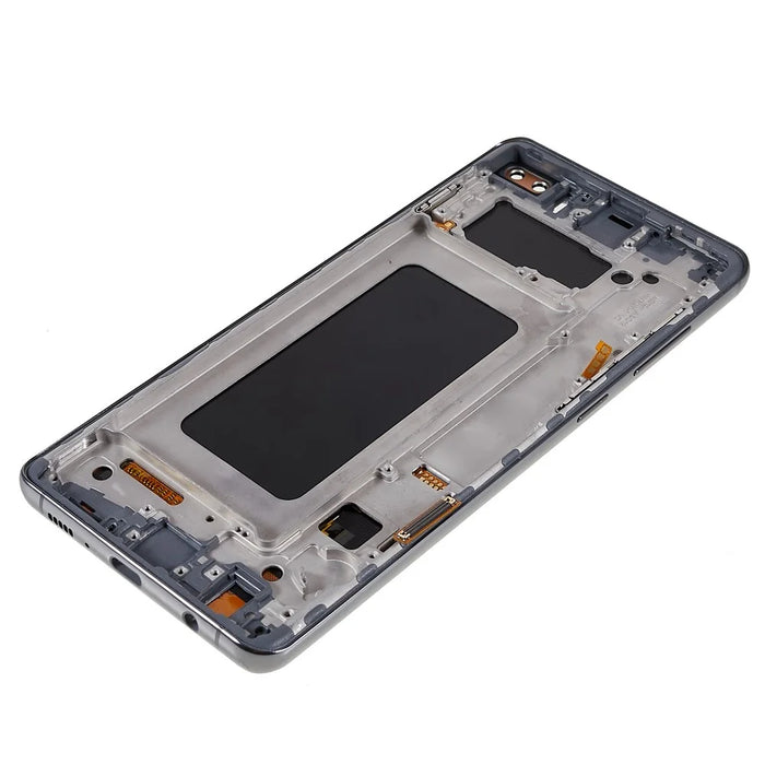 For Samsung Galaxy S10 Plus G975 LCD Screen and Digitizer Assembly + Frame Replacement Part (TFT Technology) (Grade C, without Logo) - Black - 7