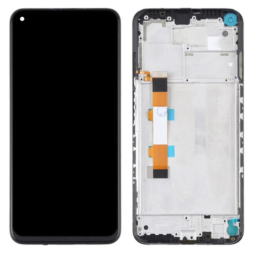 For Xiaomi Redmi Note 9 5G/Redmi Note 9T 5G M2007J22C Grade S OEM LCD Screen and Digitizer Assembly + Frame Replace Part (without Logo) - 1