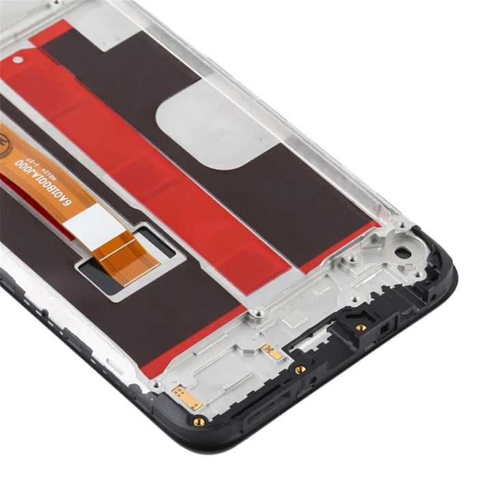 For OPPO A9 (2020)/A11x Grade C LCD Screen and Digitizer Assembly + Frame Replacement Part (without Logo) - Black - 5