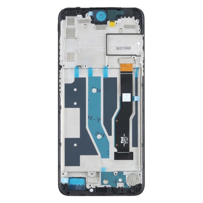 For TCL 20L+ T775H/T775B Grade S LCD Screen and Digitizer Assembly + Frame Part (without Logo) - Black - 3