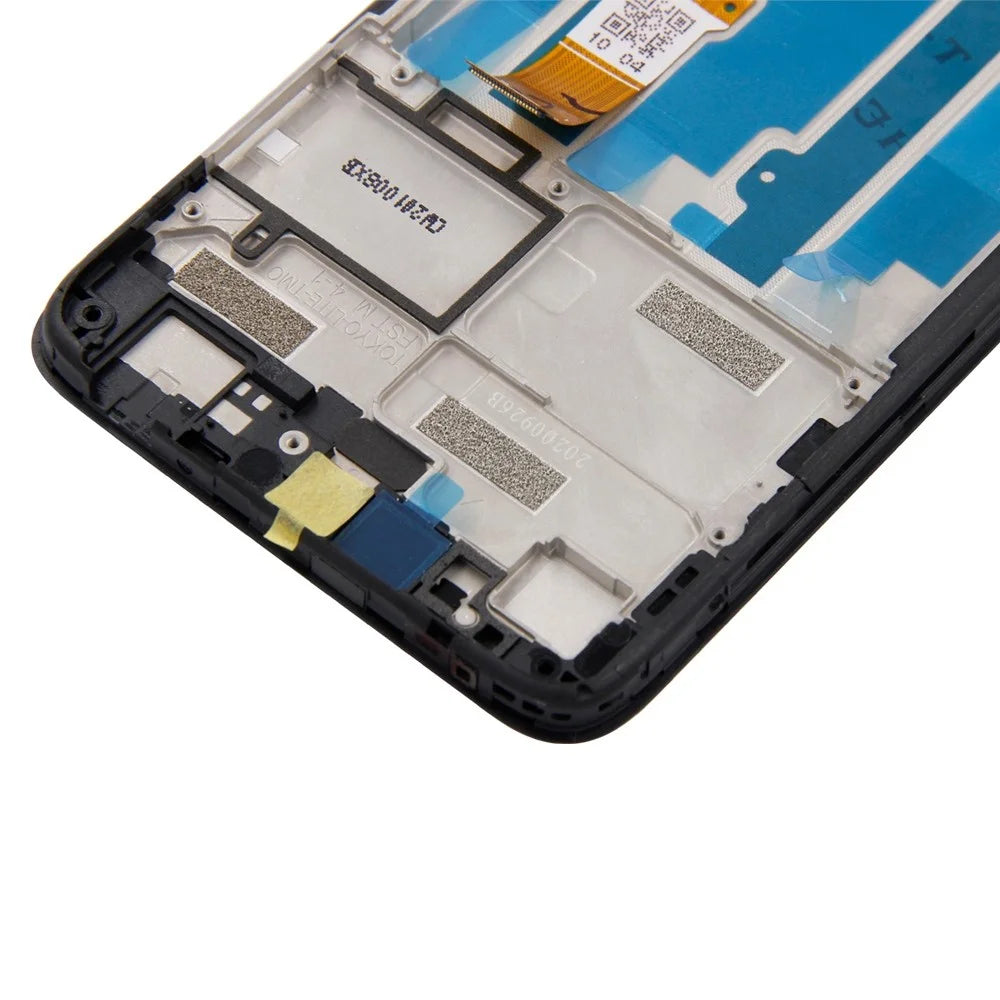 For T-Mobile REVVL 4 5007Z/5007W Grade S LCD Screen and Digitizer Assembly + Frame Part (without Logo) - Black - 5