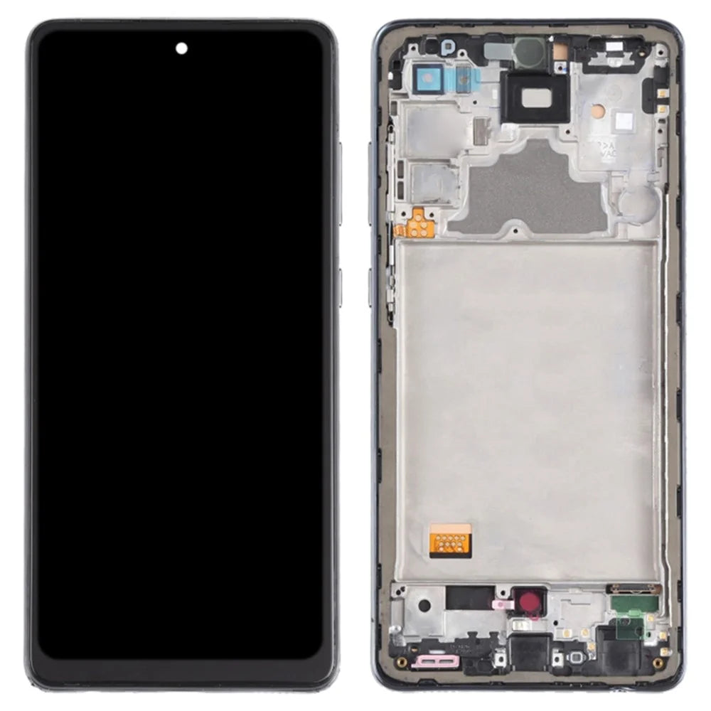 For Samsung Galaxy A72 4G A725 Grade C LCD Screen and Digitizer Assembly + Frame (In-Cell Workmanship) (Not Support Under-Screen Fingerprint Signification) (without Logo) - 1