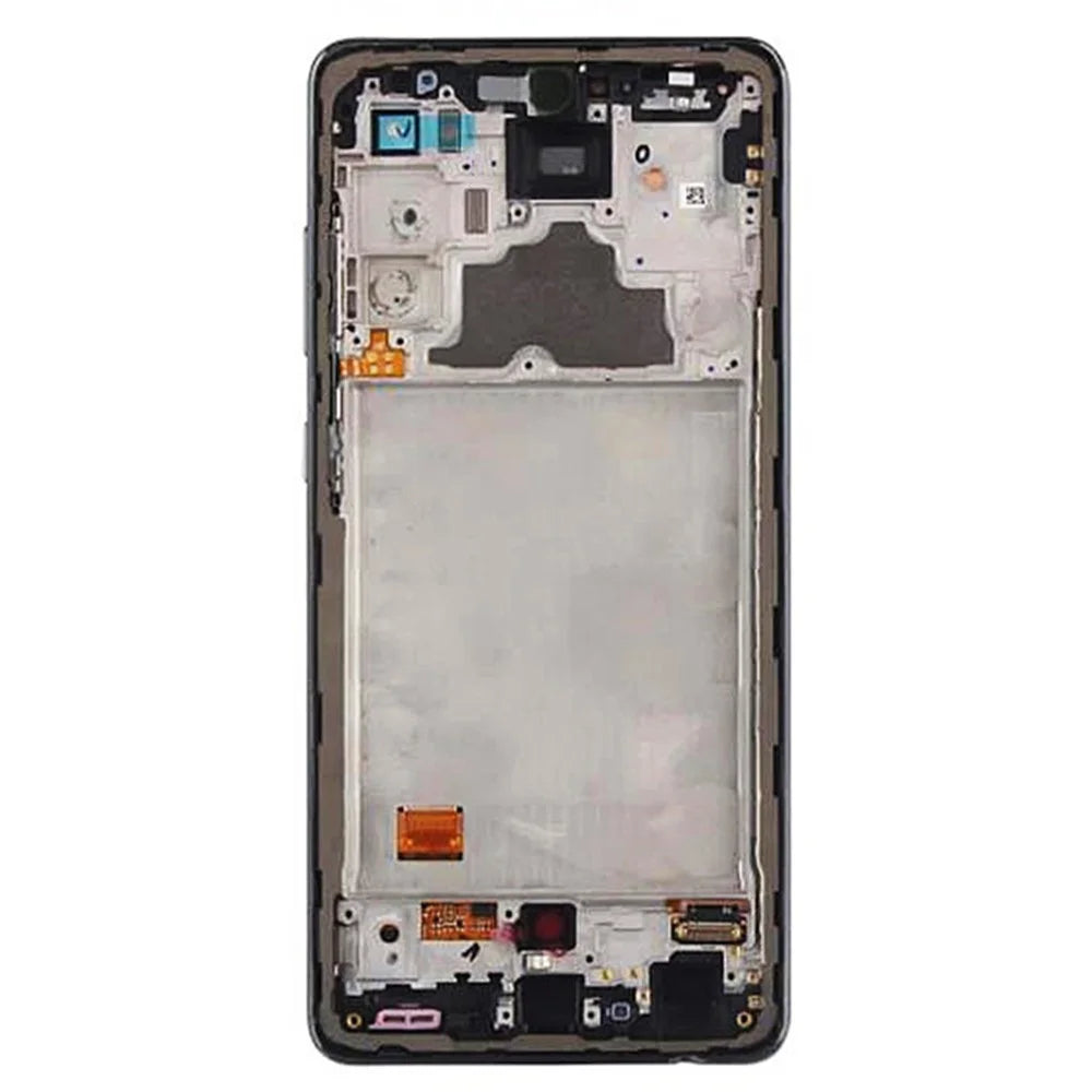 For Samsung Galaxy A72 4G A725 Grade S AMOLED Screen and Digitizer Assembly + Frame Part (without Logo) - Black - 3