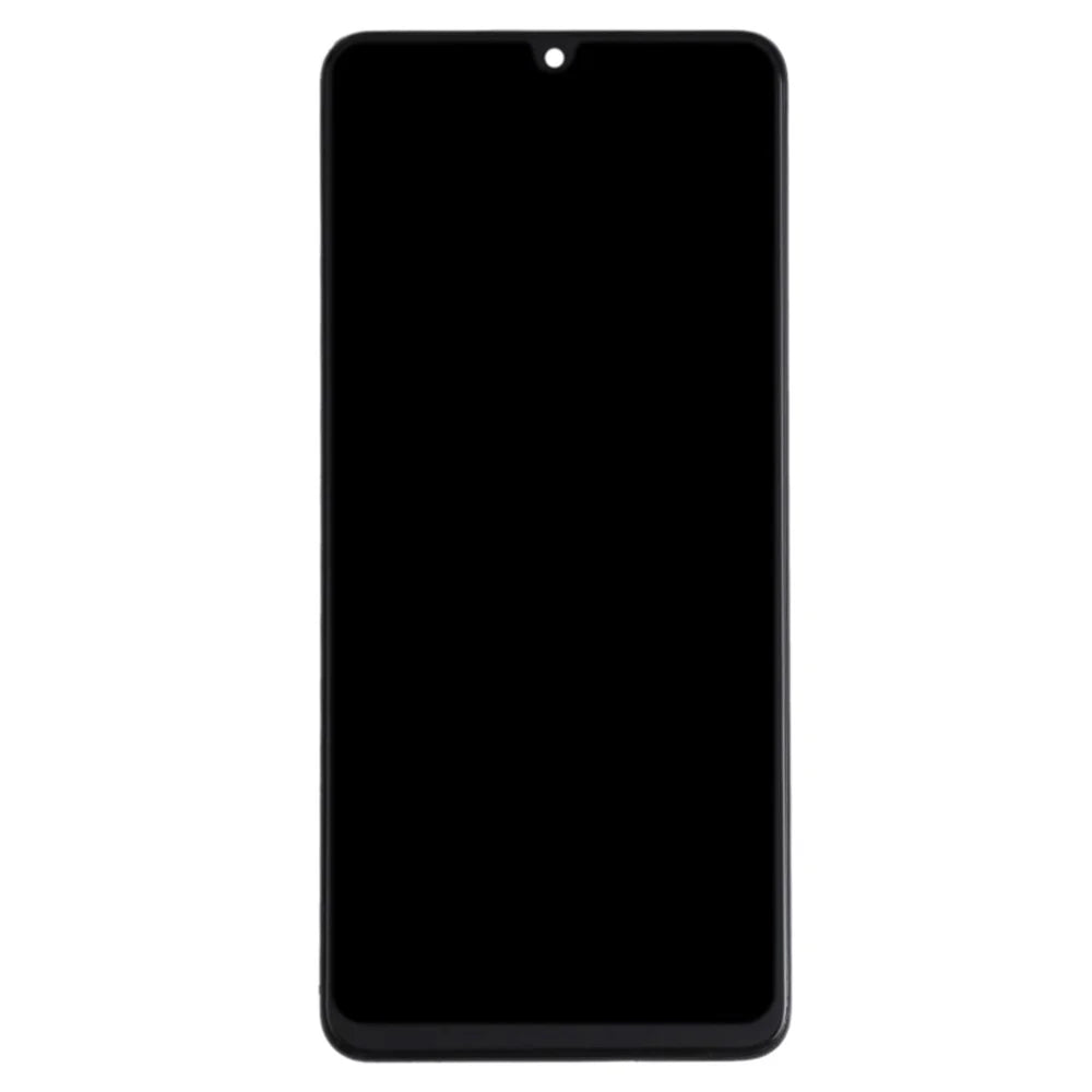 For Samsung Galaxy A22 4G (EU Version) A225 Grade S OLED Screen and Digitizer Assembly + Frame Part (without Logo) - Black - 2
