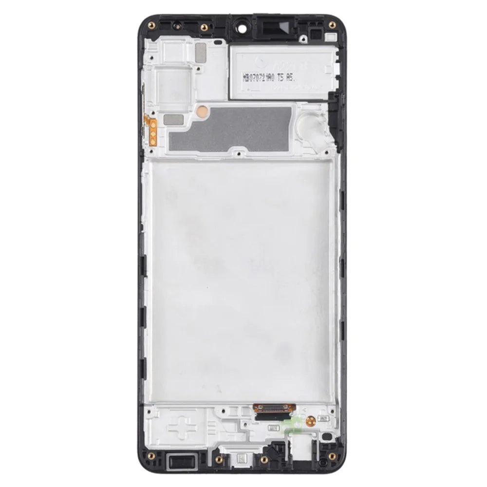 For Samsung Galaxy A22 4G (EU Version) A225 Grade S OLED Screen and Digitizer Assembly + Frame Part (without Logo) - Black - 3