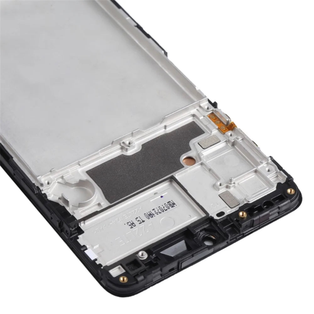 For Samsung Galaxy A22 4G (EU Version) A225 Grade S OLED Screen and Digitizer Assembly + Frame Part (without Logo) - Black - 4