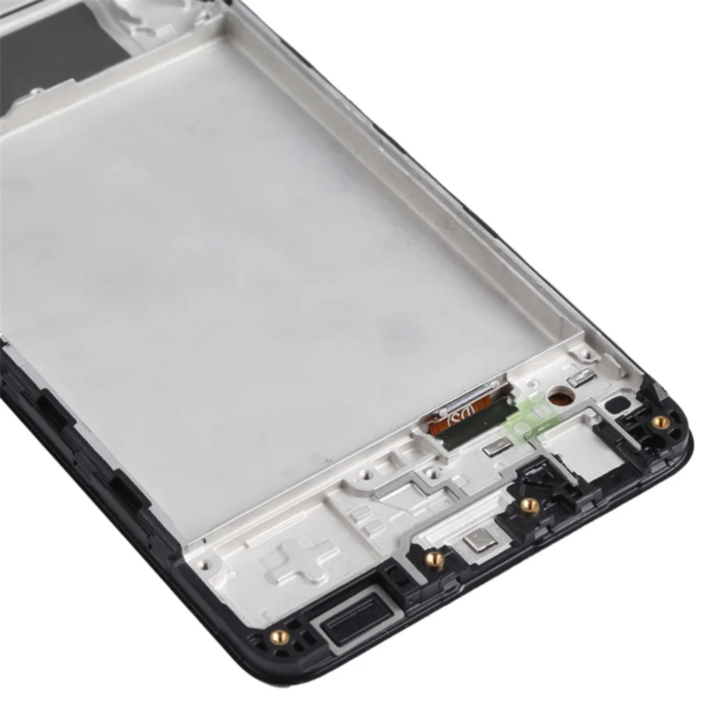 For Samsung Galaxy A22 4G (EU Version) A225 Grade S OLED Screen and Digitizer Assembly + Frame Part (without Logo) - Black - 5