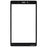 For Samsung Galaxy Tab A 8.0 (2019) SM-T295 (LTE) Front Screen Glass Lens Replacement (without Logo) - Black - 2