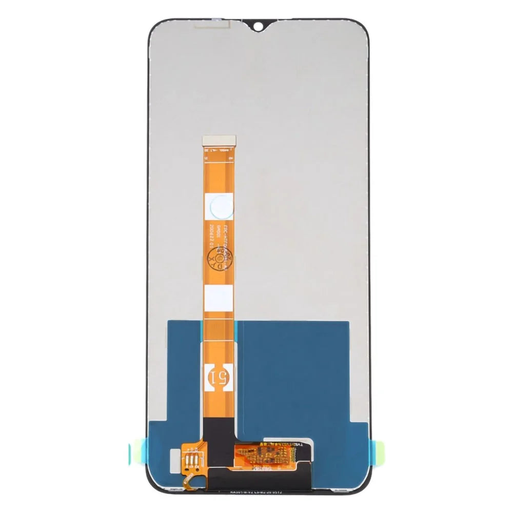 For Realme C11/C12/C15/V3/Q2i/Narzo 20/Narzo 30A/OPPO A15/A15s/A16K Grade S OEM Replacement LCD Screen and Digitizer Assembly Part (without Logo) - Black - 2