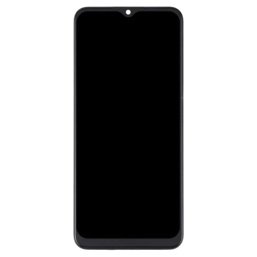 For Realme C15 RMX2180 Grade S OEM LCD Screen and Digitizer Assembly + Frame Part (without Logo) - Black - 2