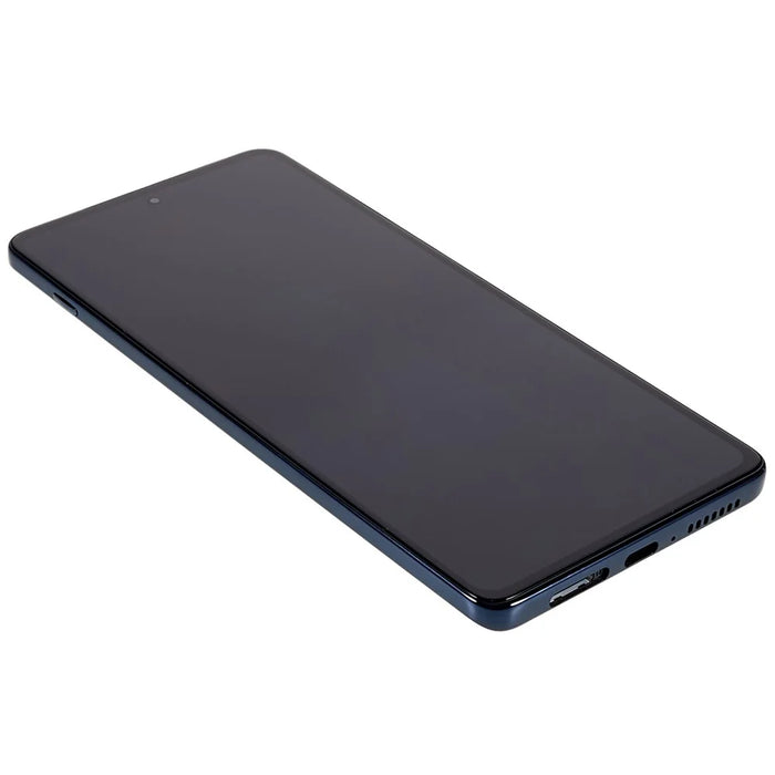 For Motorola Edge 20 Pro 5G Grade S OLED Screen and Digitizer Assembly + Frame Part (without Logo) - Black - 4