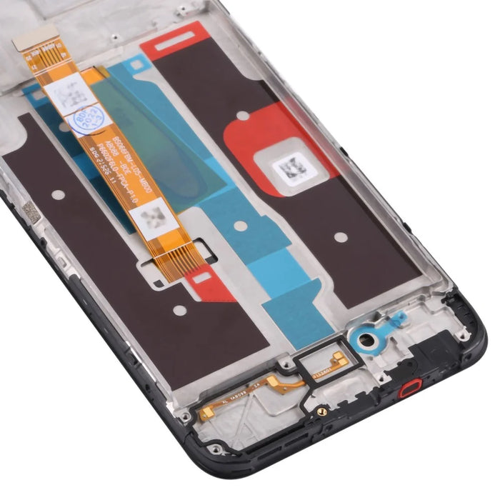 For Realme 8i / Narzo 50 4G Grade S OEM LCD Screen and Digitizer Assembly + Frame Repair Part (Without Logo) - 5