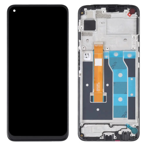 For Realme 6 RMX2001 Grade S OEM LCD Screen and Digitizer Assembly + Frame Replacement Part (without Logo) - 1