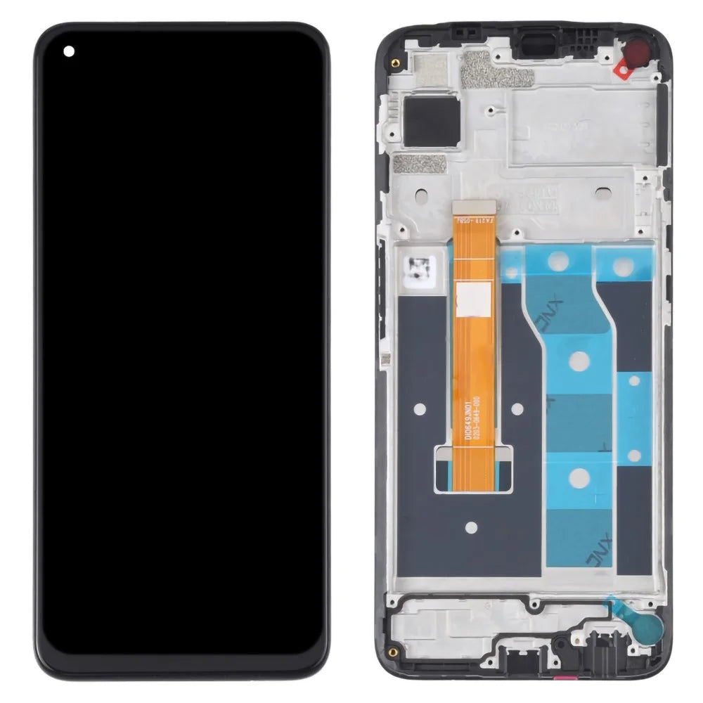 For Realme 6 RMX2001 Grade S OEM LCD Screen and Digitizer Assembly + Frame Replacement Part (without Logo) - 1