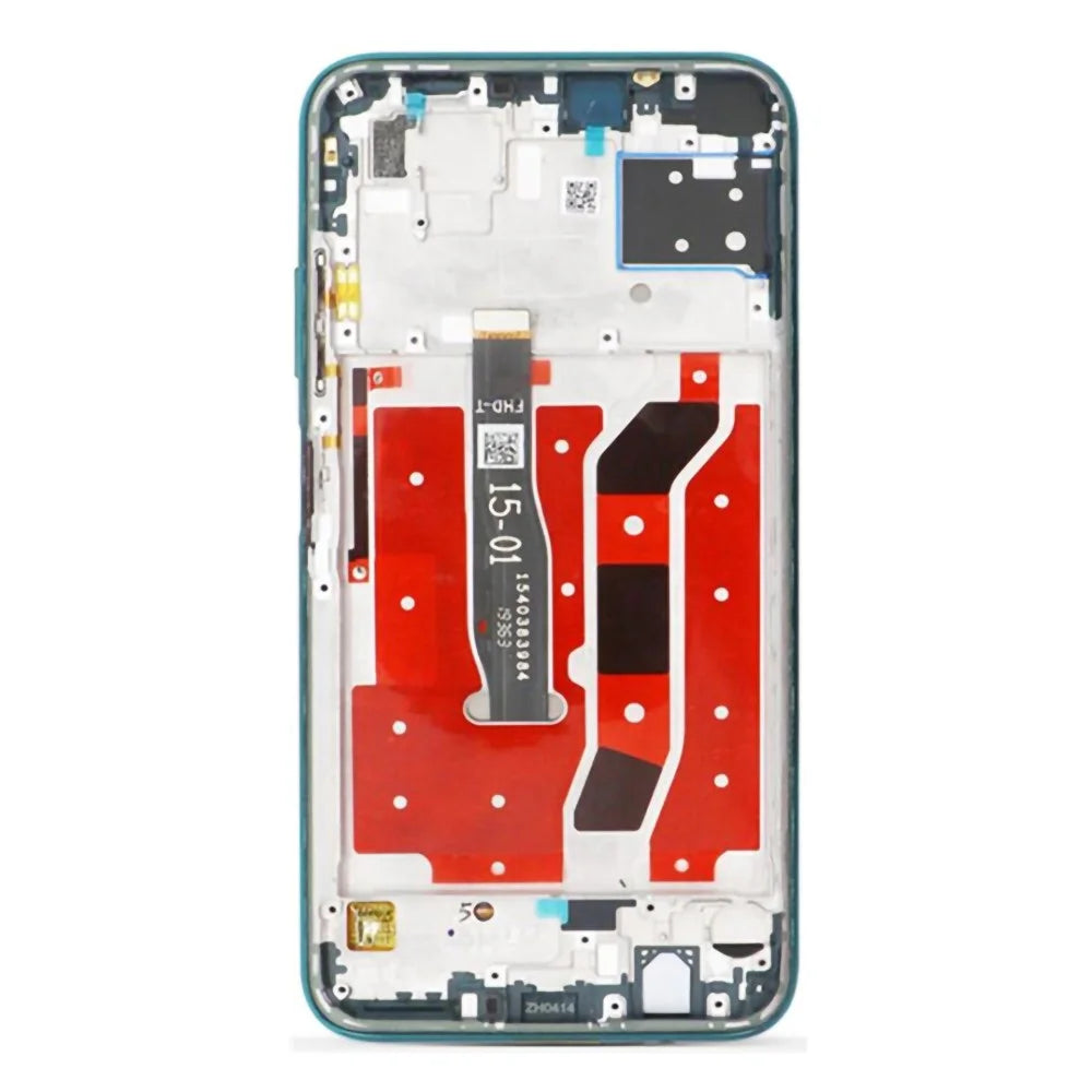 For Huawei nova 7i Grade C LCD Screen and Digitizer Assembly + Frame (without Logo) - Green - 2
