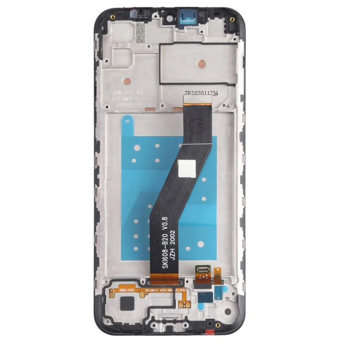 For Motorola Moto E6s (2020) XT2053 Grade B LCD Screen and Digitizer Assembly + Frame Part (without Logo) - Black - 2