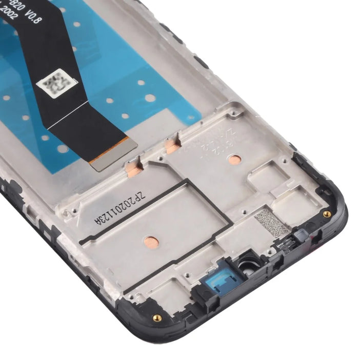 For Motorola Moto E6s (2020) XT2053 Grade B LCD Screen and Digitizer Assembly + Frame Part (without Logo) - Black - 4