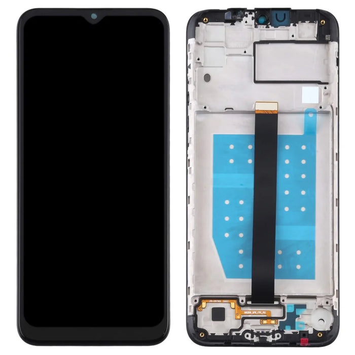 For Motorola One Fusion 4G XT2073-2 Grade B LCD Screen and Digitizer Assembly + Frame Part (without Logo) - Black - 1