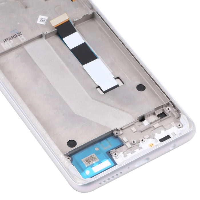 For Motorola Moto G 5G (2020) Grade B LCD Screen and Digitizer Assembly + Frame Part (without Logo) - Silver - 5
