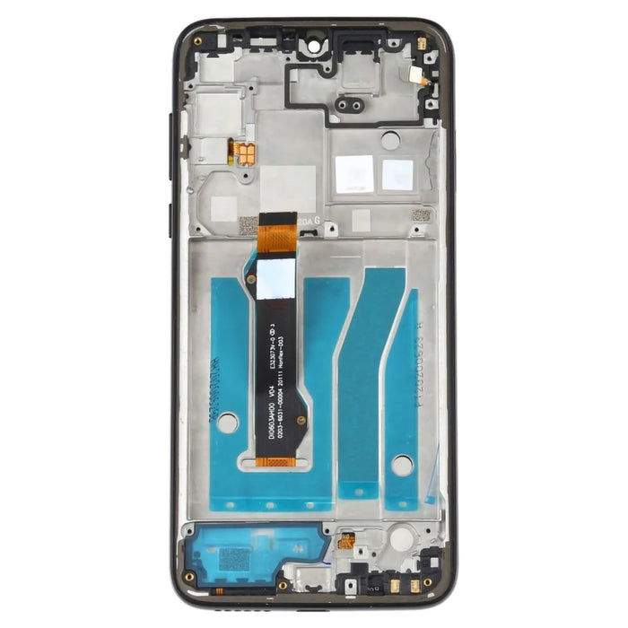 For Motorola Moto G8 Plus XT2019 Grade B LCD Screen and Digitizer Assembly + Frame Replacement Part (without Logo) - Black - 2