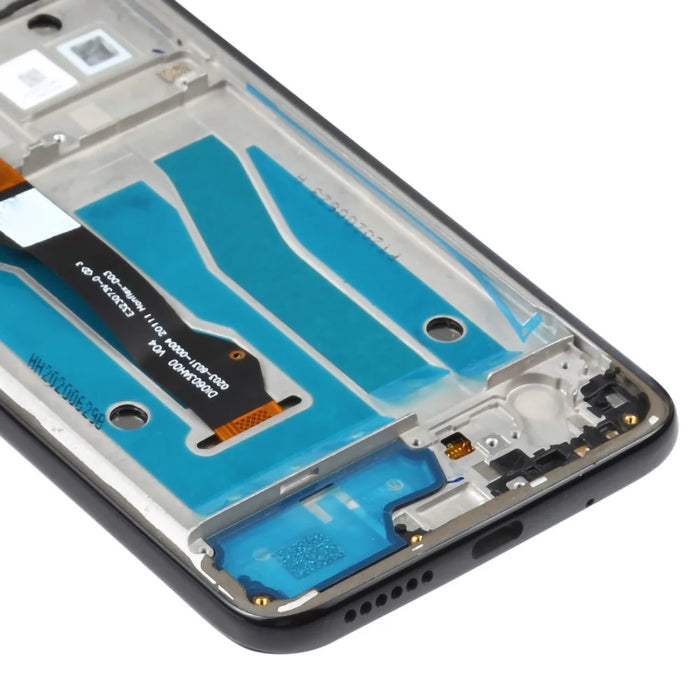 For Motorola Moto G8 Plus XT2019 Grade B LCD Screen and Digitizer Assembly + Frame Replacement Part (without Logo) - Black - 5