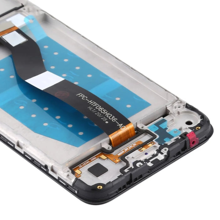 For Motorola Moto G8 Power Lite XT2055-2 Grade B LCD Screen and Digitizer Assembly + Frame Replacement Part (without Logo) - Black - 5