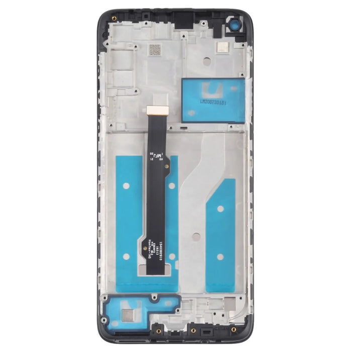 For Motorola Moto G8 XT2045-1 Grade B LCD Screen and Digitizer Assembly + Frame Replacement Part (without Logo) - Black - 2