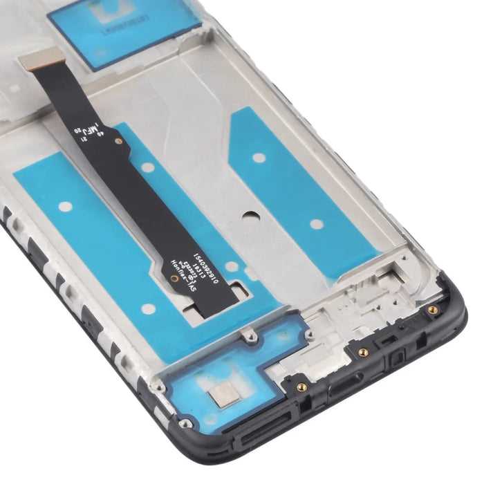For Motorola Moto G8 XT2045-1 Grade B LCD Screen and Digitizer Assembly + Frame Replacement Part (without Logo) - Black - 5