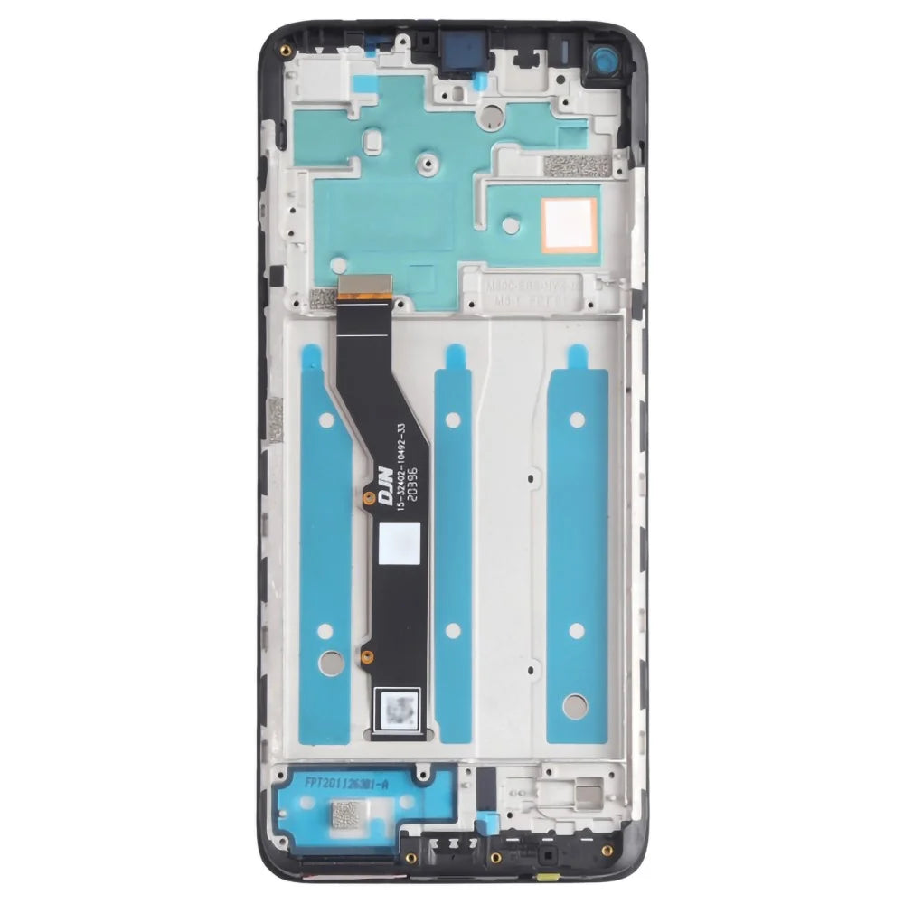 For Motorola Moto G9 Plus XT2087-1 Grade B LCD Screen and Digitizer Assembly + Frame Part (without Logo) - Black - 2