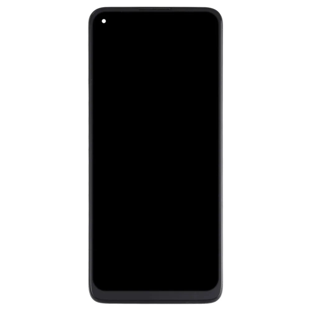For Motorola Moto G9 Plus XT2087-1 Grade B LCD Screen and Digitizer Assembly + Frame Part (without Logo) - Black - 3