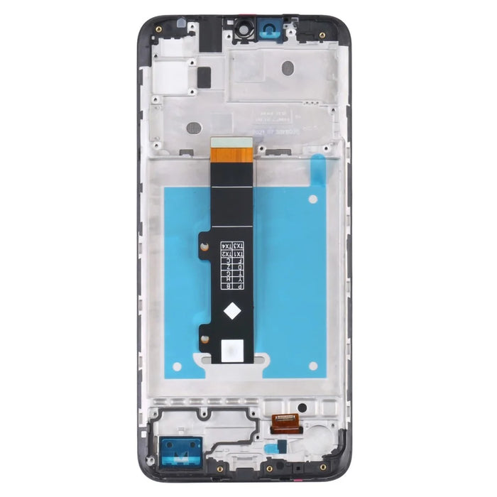 For Motorola Moto E20 Grade B LCD Screen and Digitizer Assembly + Frame Replacement Part (without Logo) - Black - 2