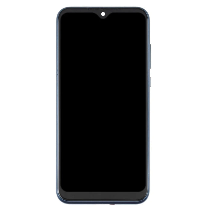 For Motorola Moto E (2020) XT2052DL Grade B LCD Screen and Digitizer Assembly + Frame Replacement Part (without Logo) - Blue - 3