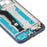 For Motorola Moto E (2020) XT2052DL Grade B LCD Screen and Digitizer Assembly + Frame Replacement Part (without Logo) - Blue - 5