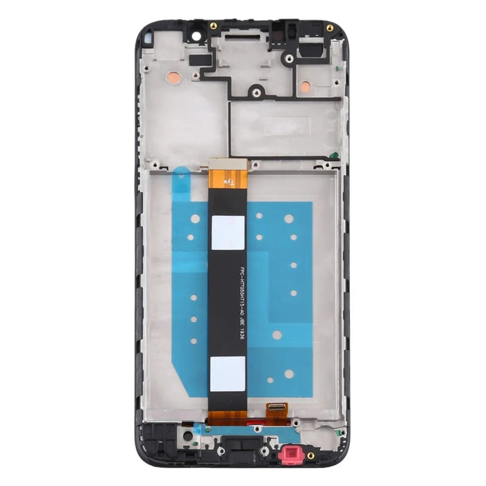 For Motorola Moto E6 Play XT2029 Grade B LCD Screen and Digitizer Assembly + Frame Replacement Part (without Logo) - Black - 2