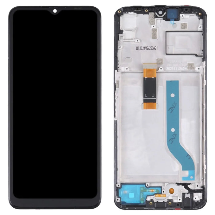 For Motorola Moto G50 5G XT2149-1 Grade B LCD Screen and Digitizer Assembly + Frame Replacement Part (without Logo) - Black - 1
