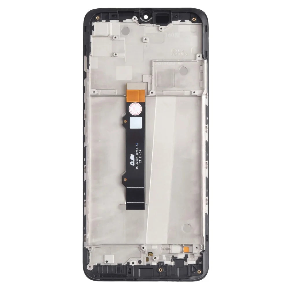 For Motorola Moto G50 4G XT2137 Grade B LCD Screen and Digitizer Assembly + Frame Replacement Part (without Logo) - Black - 2