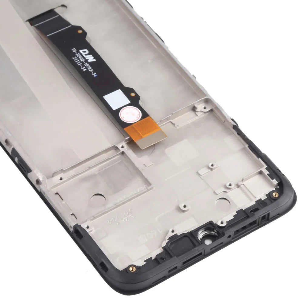 For Motorola Moto G50 4G XT2137 Grade B LCD Screen and Digitizer Assembly + Frame Replacement Part (without Logo) - Black - 4