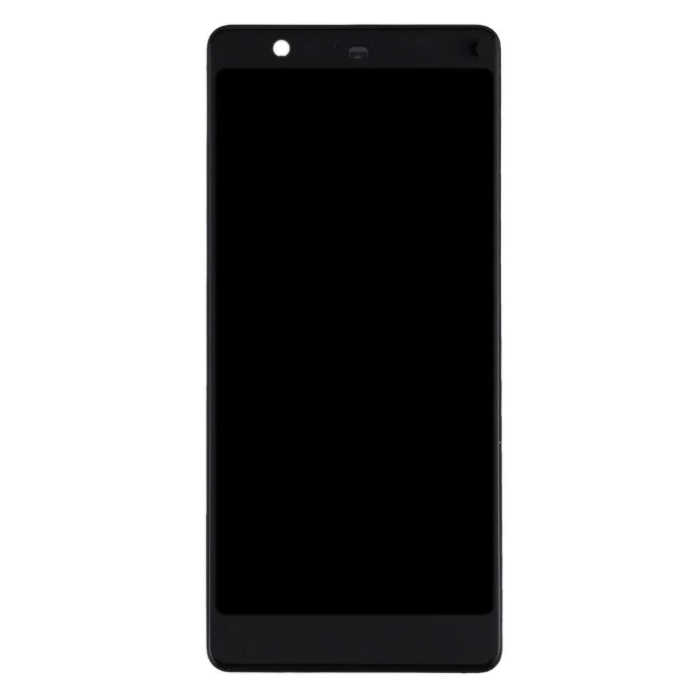 For Nokia 5.1 Grade S OEM LCD Screen and Digitizer Assembly + Frame Part - Black - 3