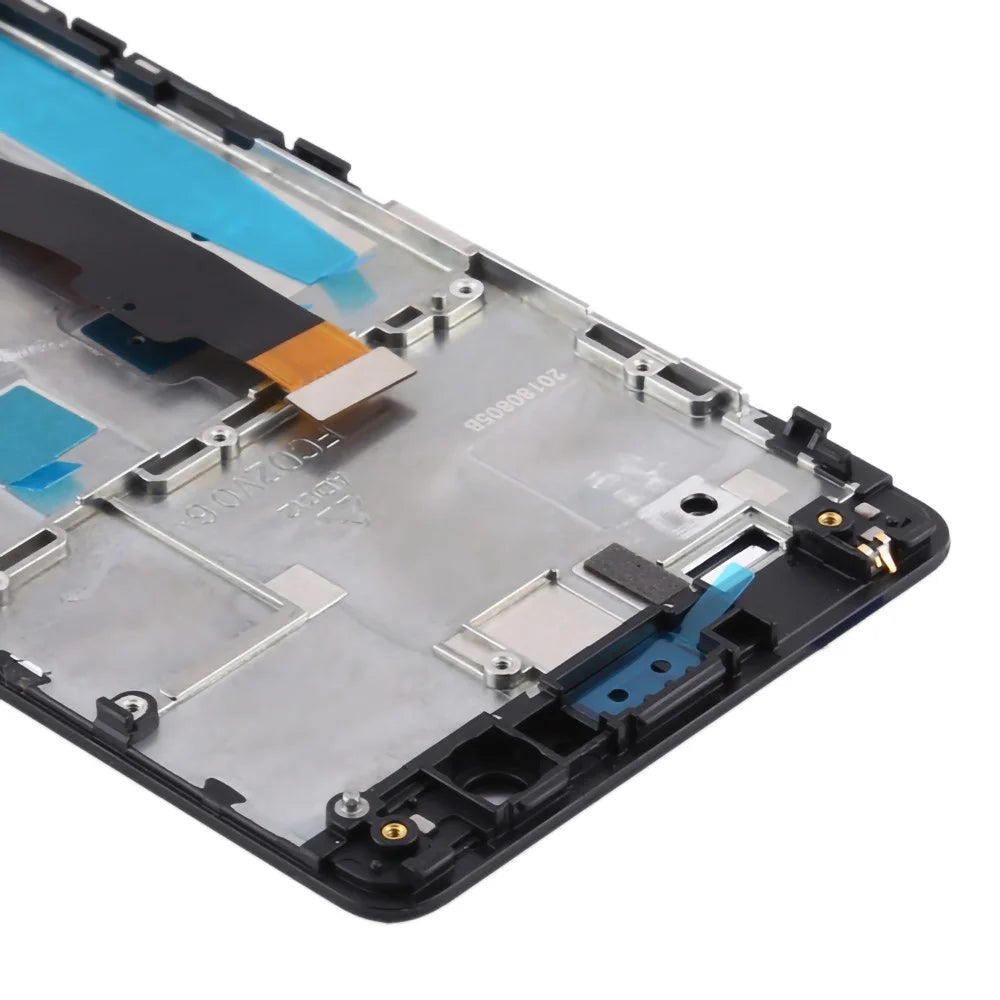 For Nokia 5.1 Grade S OEM LCD Screen and Digitizer Assembly + Frame Part - Black - 4
