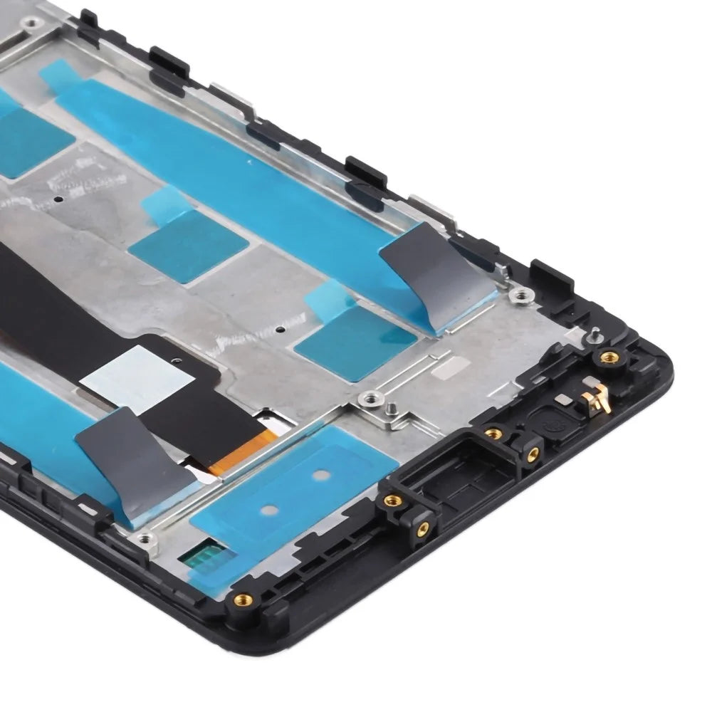 For Nokia 5.1 Grade S OEM LCD Screen and Digitizer Assembly + Frame Part - Black - 5