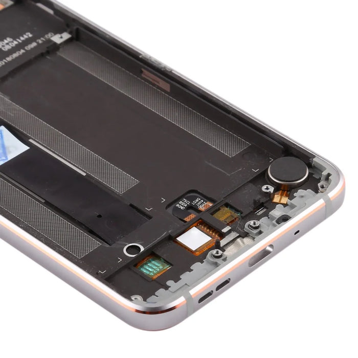 For Nokia 7.1 Grade S OEM LCD Screen and Digitizer Assembly + Frame Part - Silver - 5