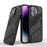 For iPhone 14 Pro 6.1 inch Hybrid Kickstand Phone Case Hard PC Soft TPU Shockproof Protective Cover - Black - 2