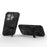 For iPhone 14 Pro 6.1 inch Hybrid Kickstand Phone Case Hard PC Soft TPU Shockproof Protective Cover - Black - 3