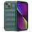 Rugged Back Soft TPU Case for iPhone 14 Plus 6.7 inch Shock Absorption Mobile Phone Protector Cover - Green - 1