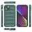 Rugged Back Soft TPU Case for iPhone 14 Plus 6.7 inch Shock Absorption Mobile Phone Protector Cover - Green - 7