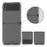 For Samsung Galaxy Z Flip4 5G Four Corners Anti-drop TPU Frame+Acrylic Back Cover Transparent Phone Case - 4