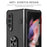 For Samsung Galaxy Z Fold3 5G Folding Phone Case PC+TPU Shockproof Kickstand Function Protective Cover - Black - 7